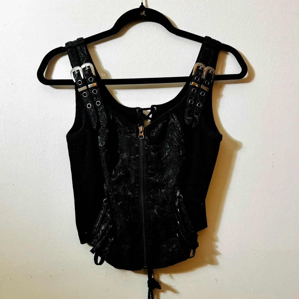 Punk Rave Corset - Picture 2 of 6